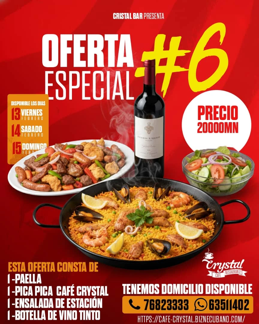 Oferta 6's foto | Café Crystal |  BizneCubano