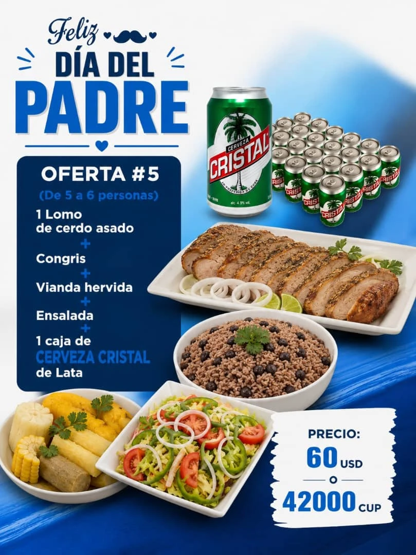 OFERTA 5 DIA DE LOS PADRES's foto | Café Crystal |  BizneCubano