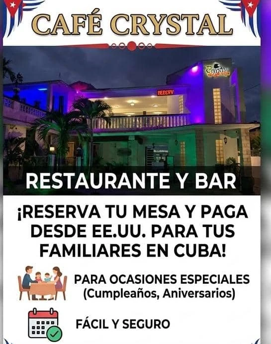 Reservacion Restaurante's foto | Café Crystal |  BizneCubano
