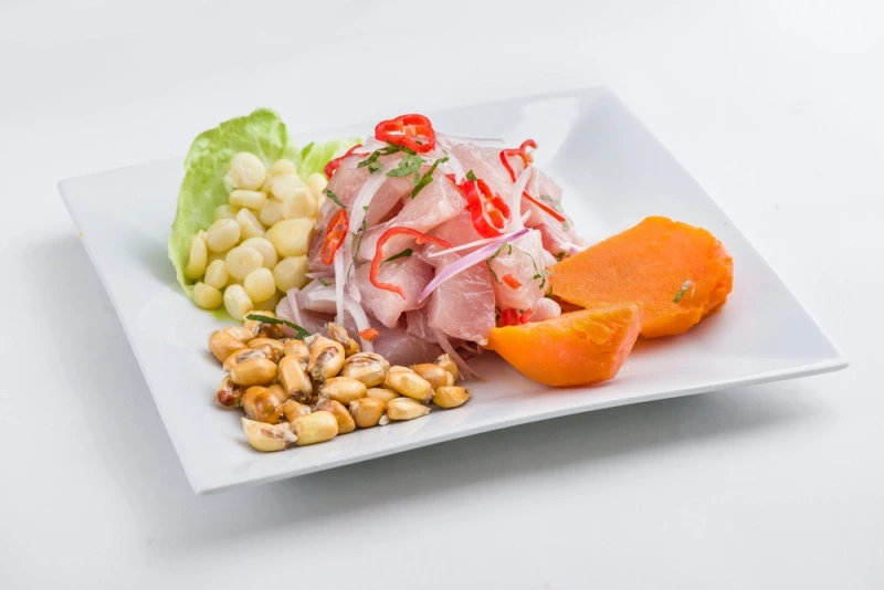 Ceviche peruano's foto | Café Crystal |  BizneCubano